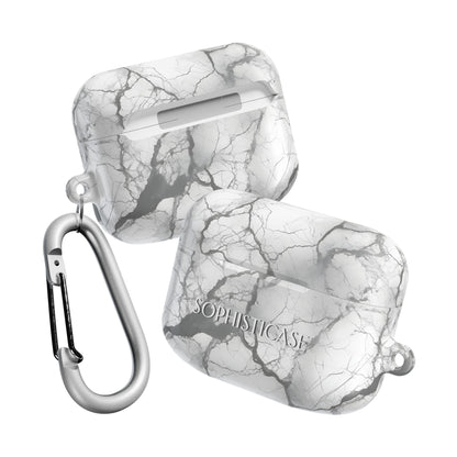 AirPod Cases - Marble Opulence in Charcoal Grey