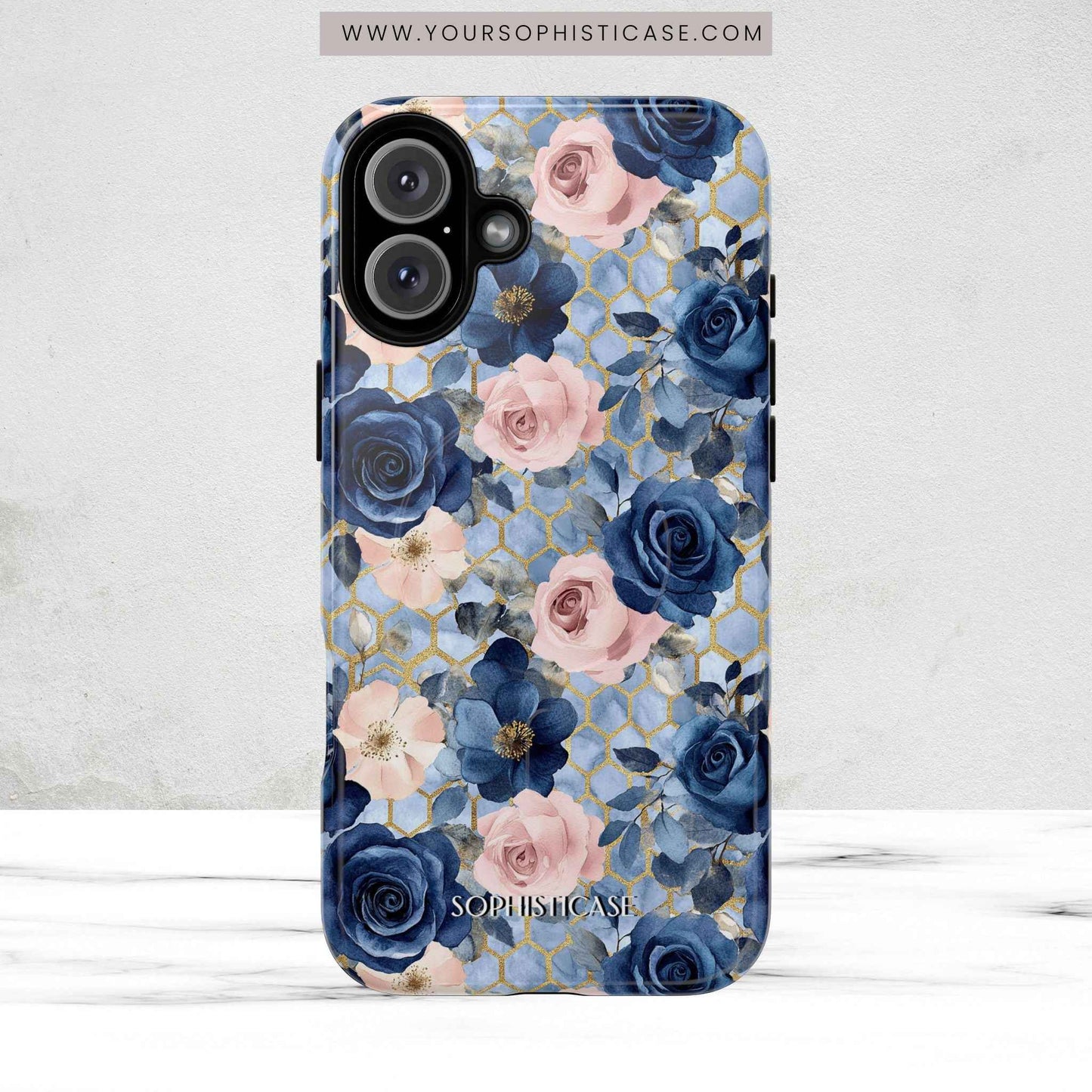 Royal Floral in Gilded Sky - iPhone Magsafe Case
