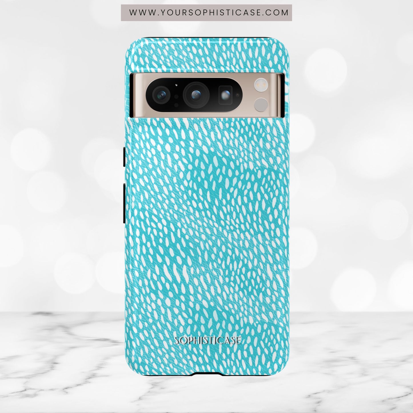 Oh Deer! in Aqua - Tough Phone Case