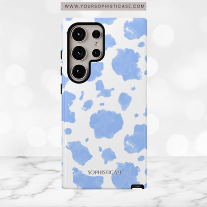 Holy Cow in Blue - iPhone Case, Samsung Galaxy Case, Google Pixel Case