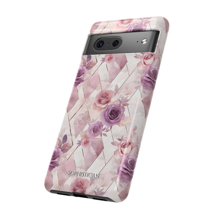 Royal Floral in Mauve Rose - Tough Phone Case