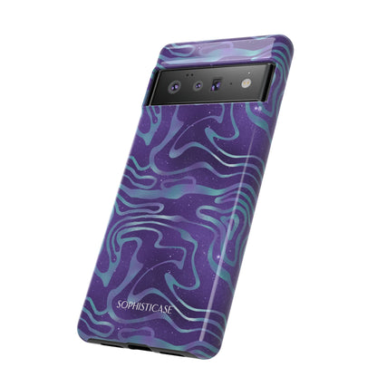 Cosmic Zebra in Blue & Purple - iPhone Case, Samsung Galaxy Case, Google Pixel Case