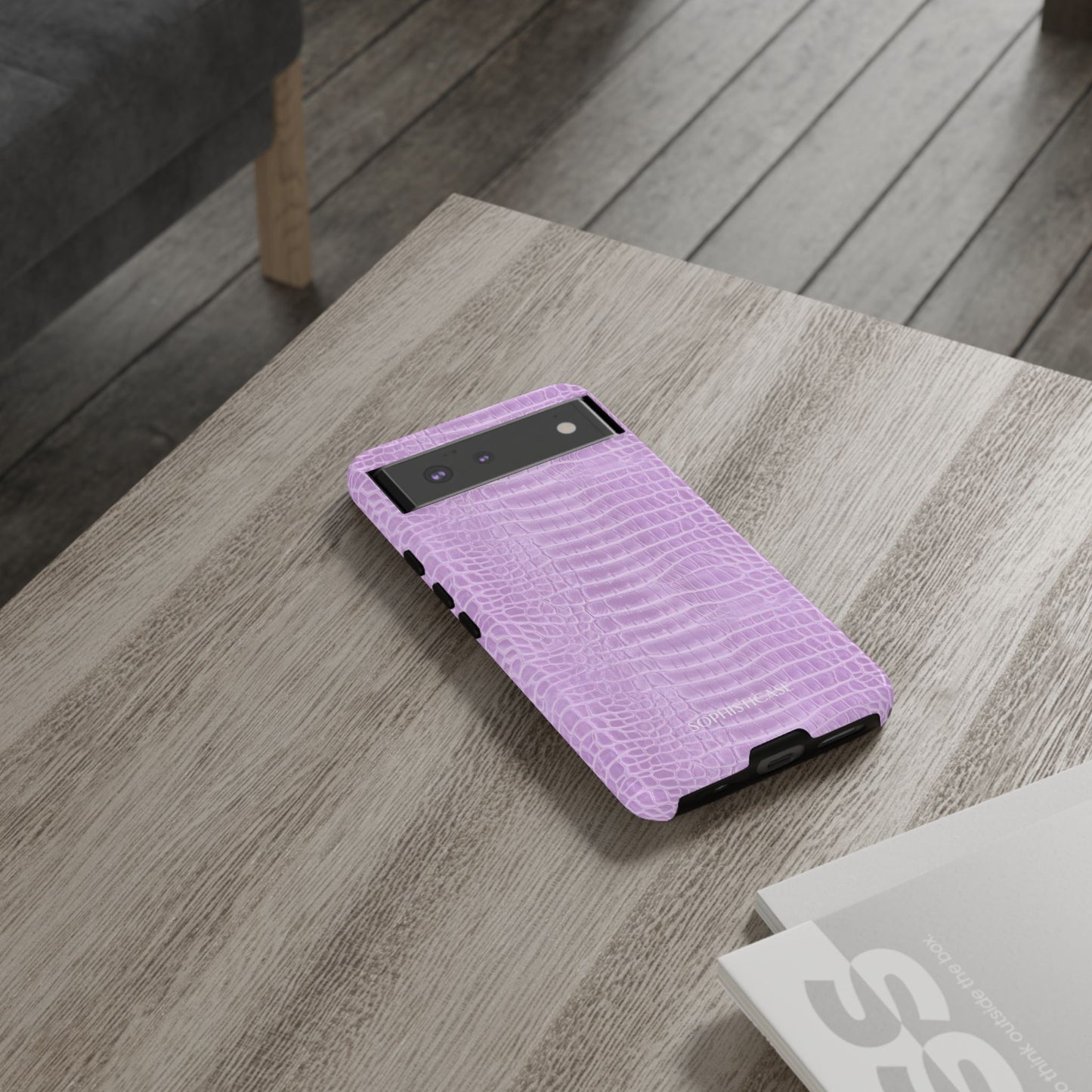 Luxe Leather in Purple - Tough Phone Case