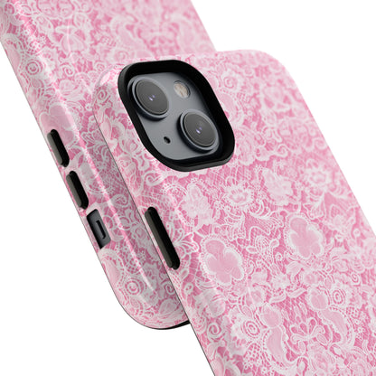 Luxe Lace in Pink - Magsafe Case