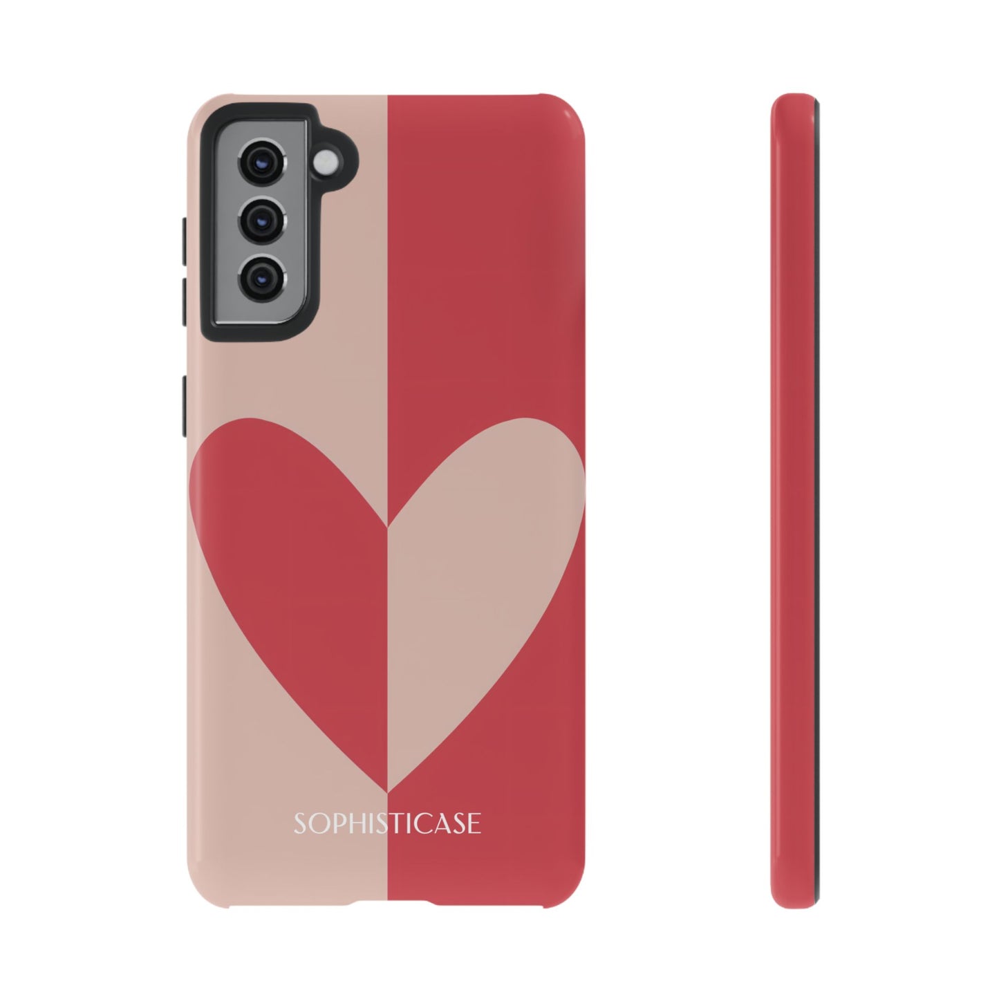 Be Mine in Red and Brown - iPhone Case, Samsung Galaxy Case, Google Pixel Case