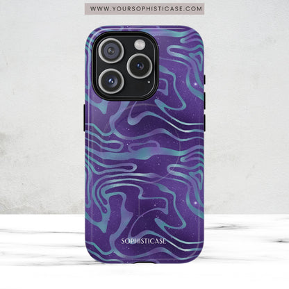 Cosmic Gold in Blue & Purple - iPhone Magsafe Case