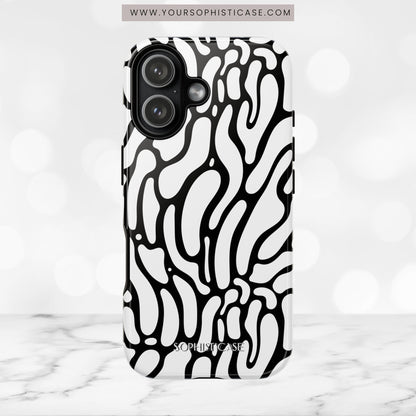 Dark Thoughts in Onyx - Tough Phone Case