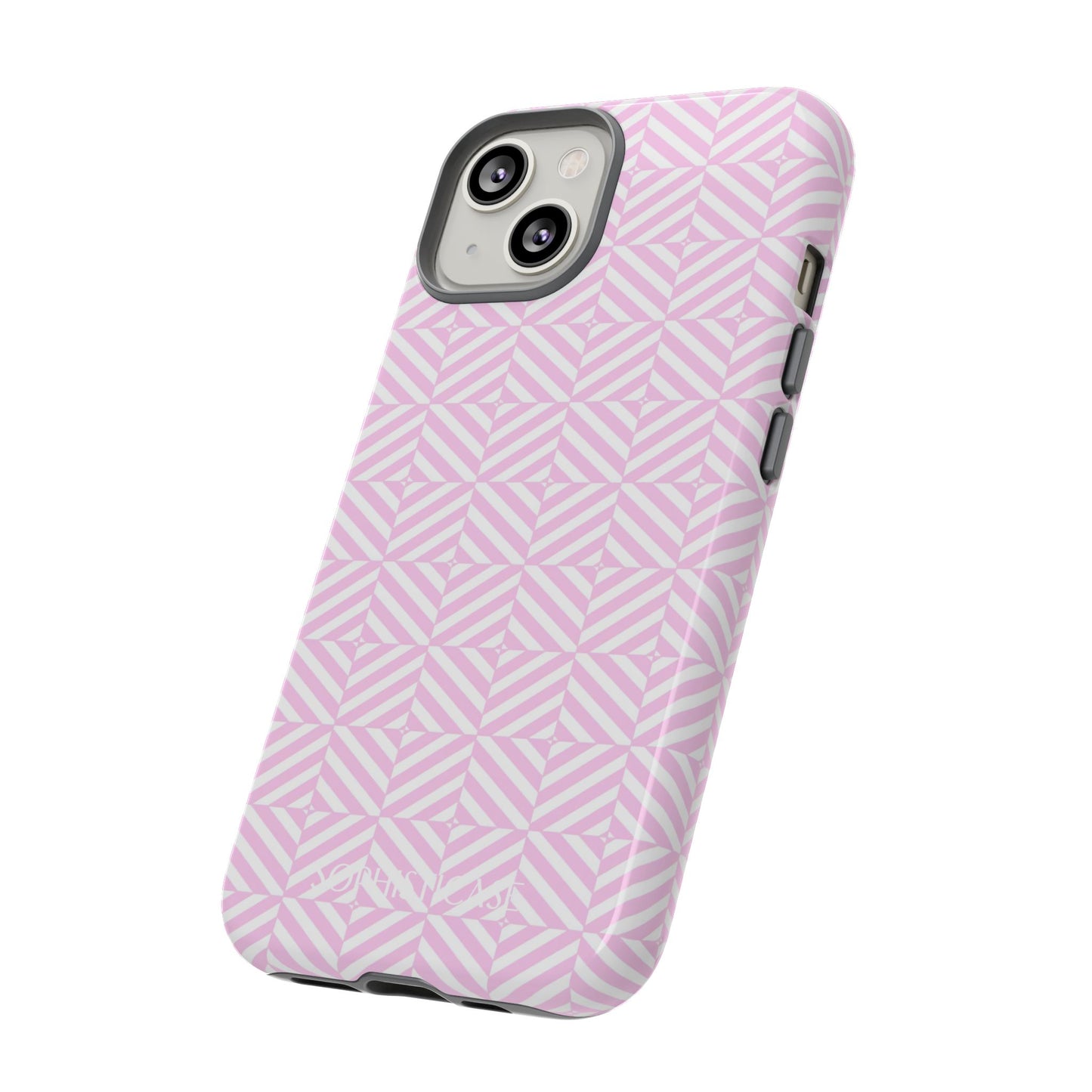 Illusions in Pink - Dual Layer Shockproof Phone Case for iPhone, Google Pixel and Samsung Galaxy