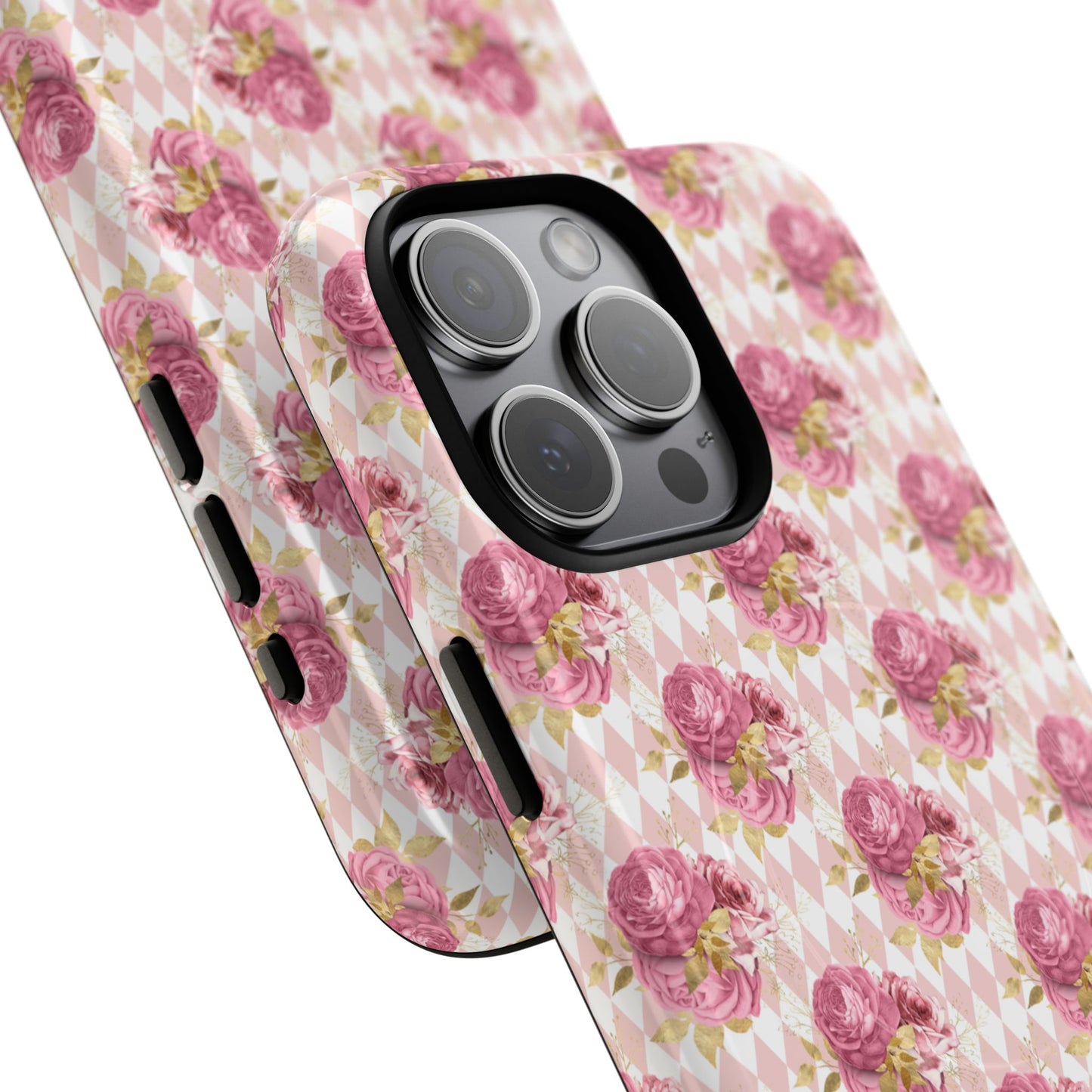 Rose Diamond Romance in Sienna - Magsafe Phone Case