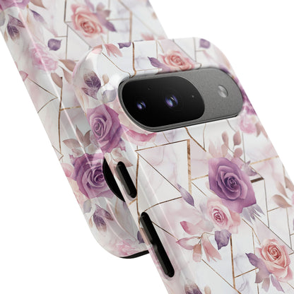 Royal Floral in Rose Royale - Tough Phone Case