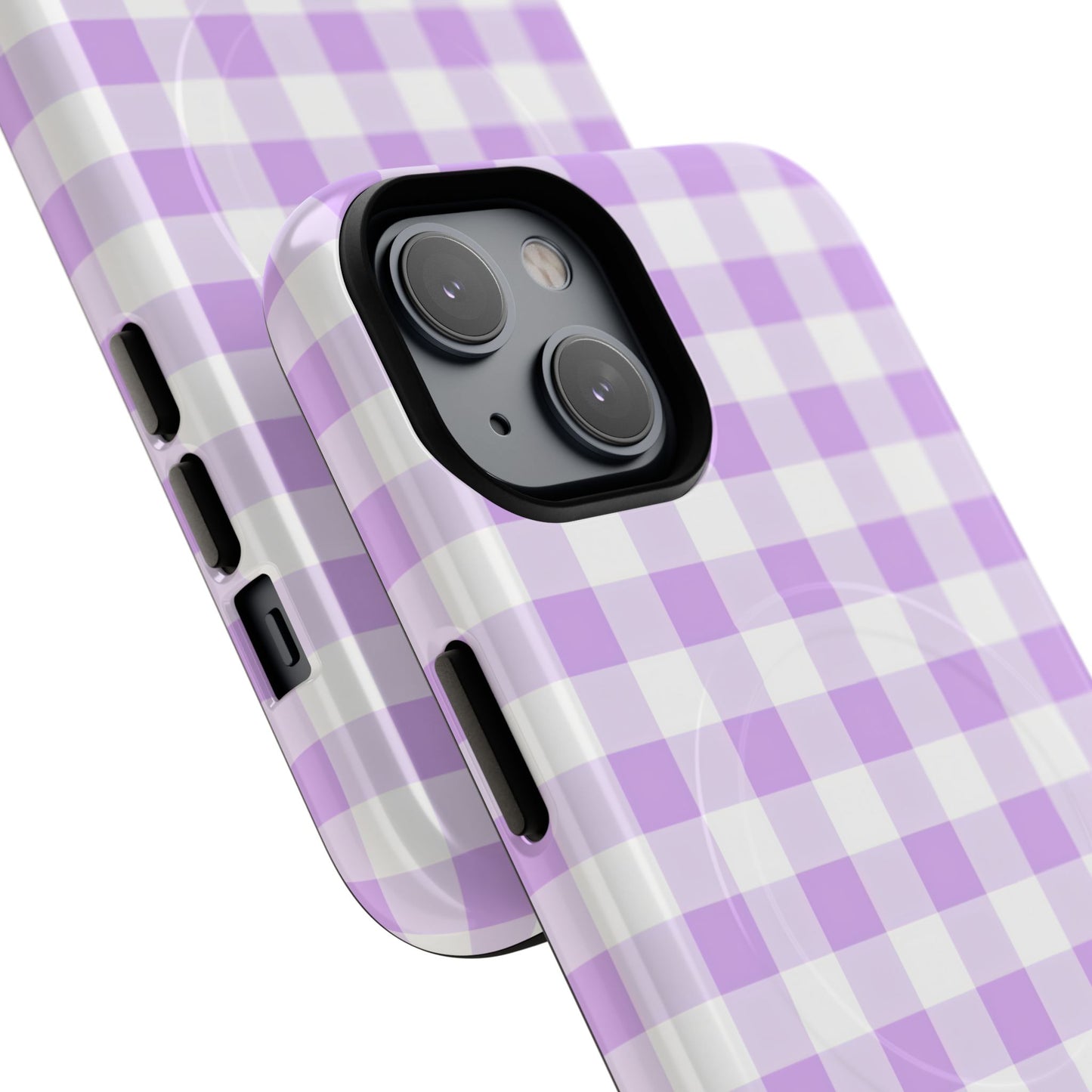 Gingham in Purple - Magsafe Case