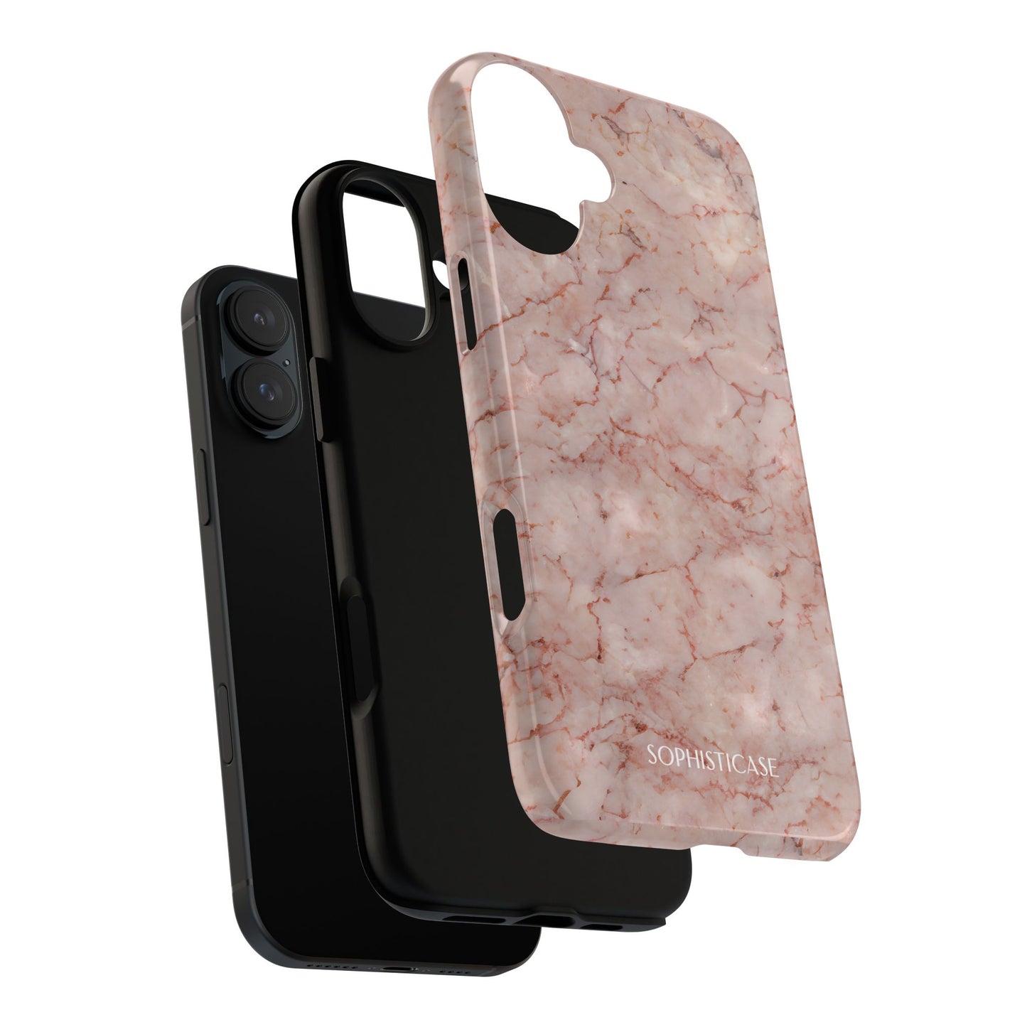Marble Opulence in Pink - iPhone Case, Samsung Galaxy Case, Google Pixel Case