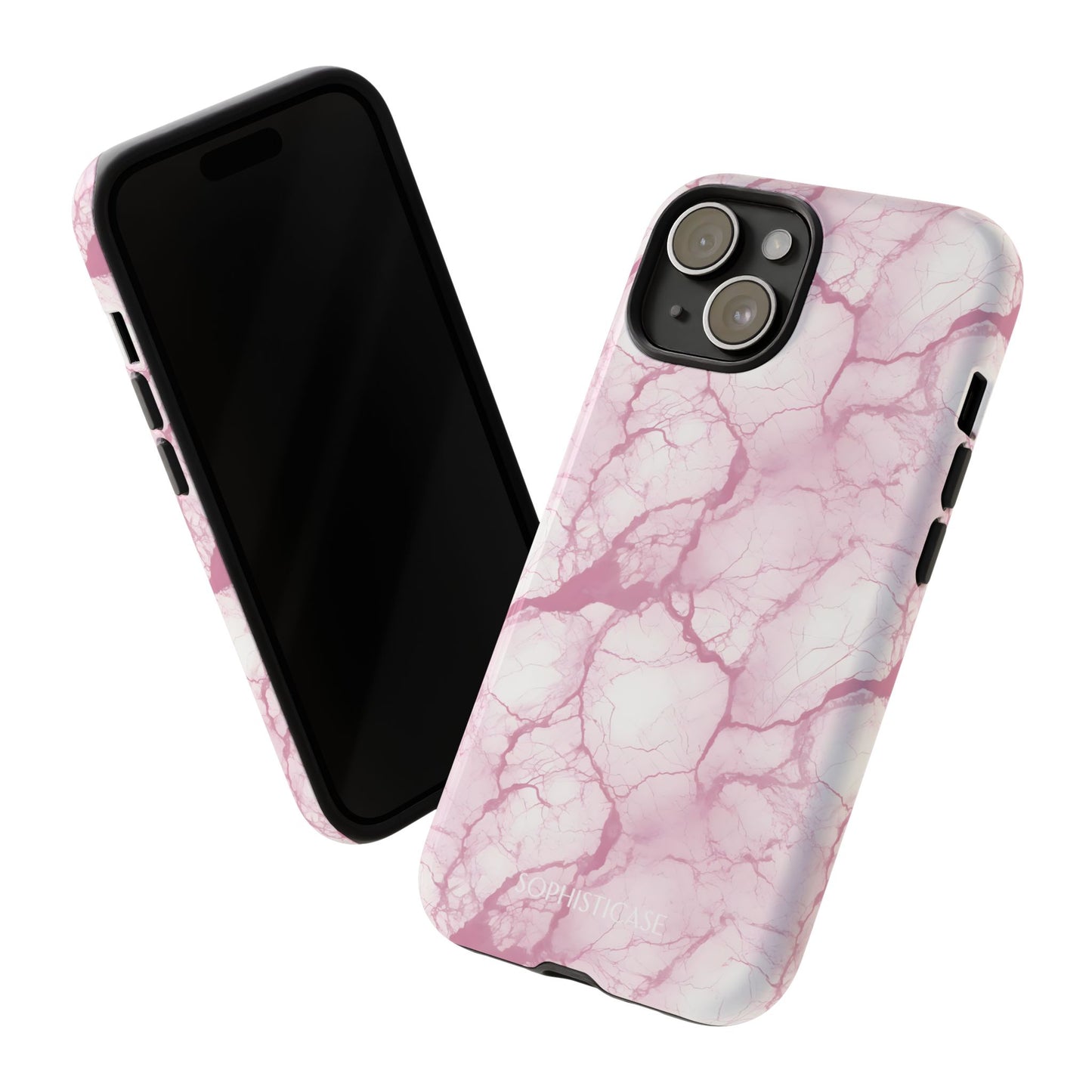 Marble Opulence in Pink - Tough Phone Case