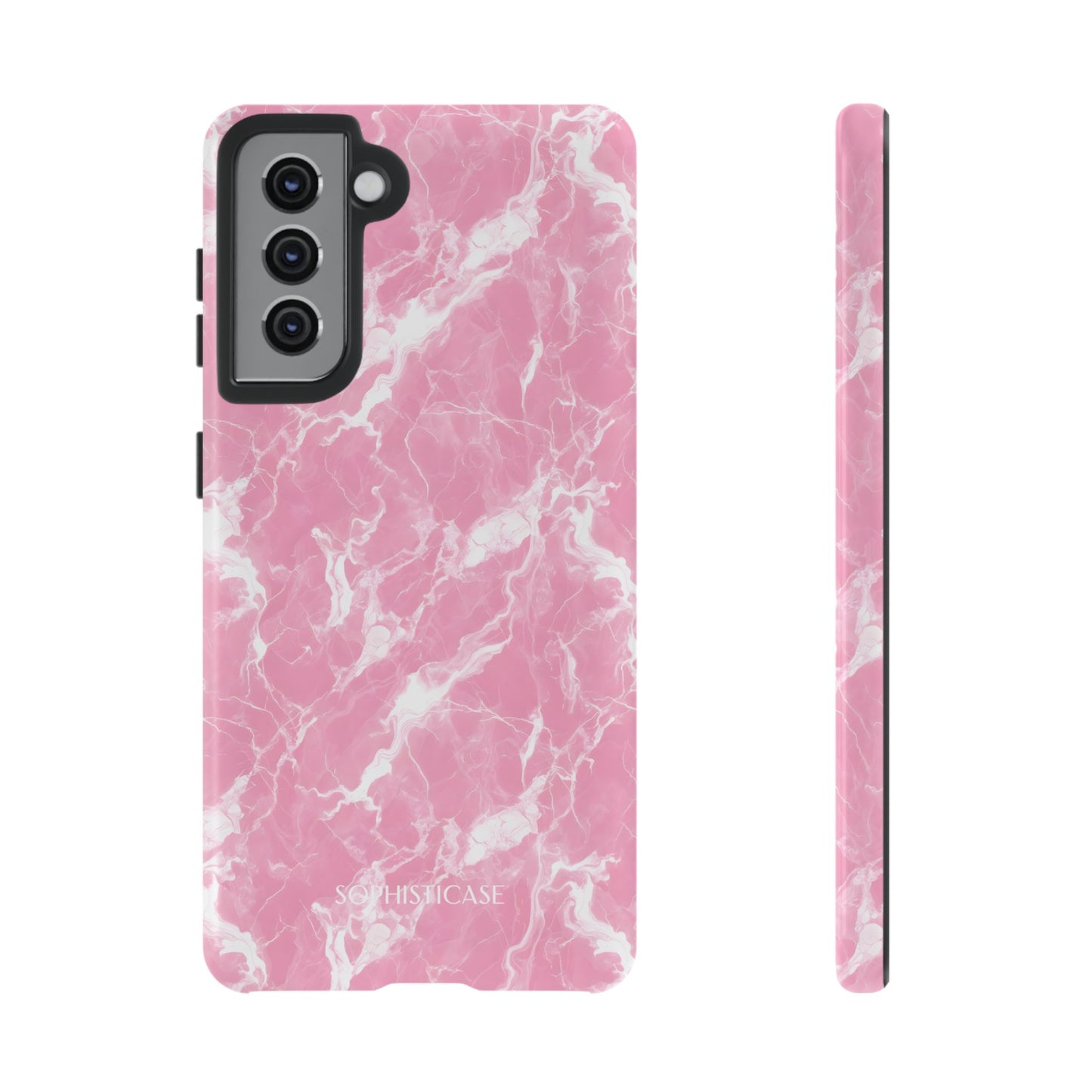 Marble Crush in Pink - Tough Phone Case