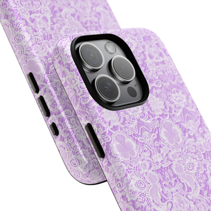 Luxe Lace in Purple - Magsafe Case