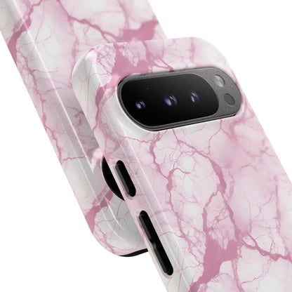 Marble Opulence in Pink - Tough Phone Case