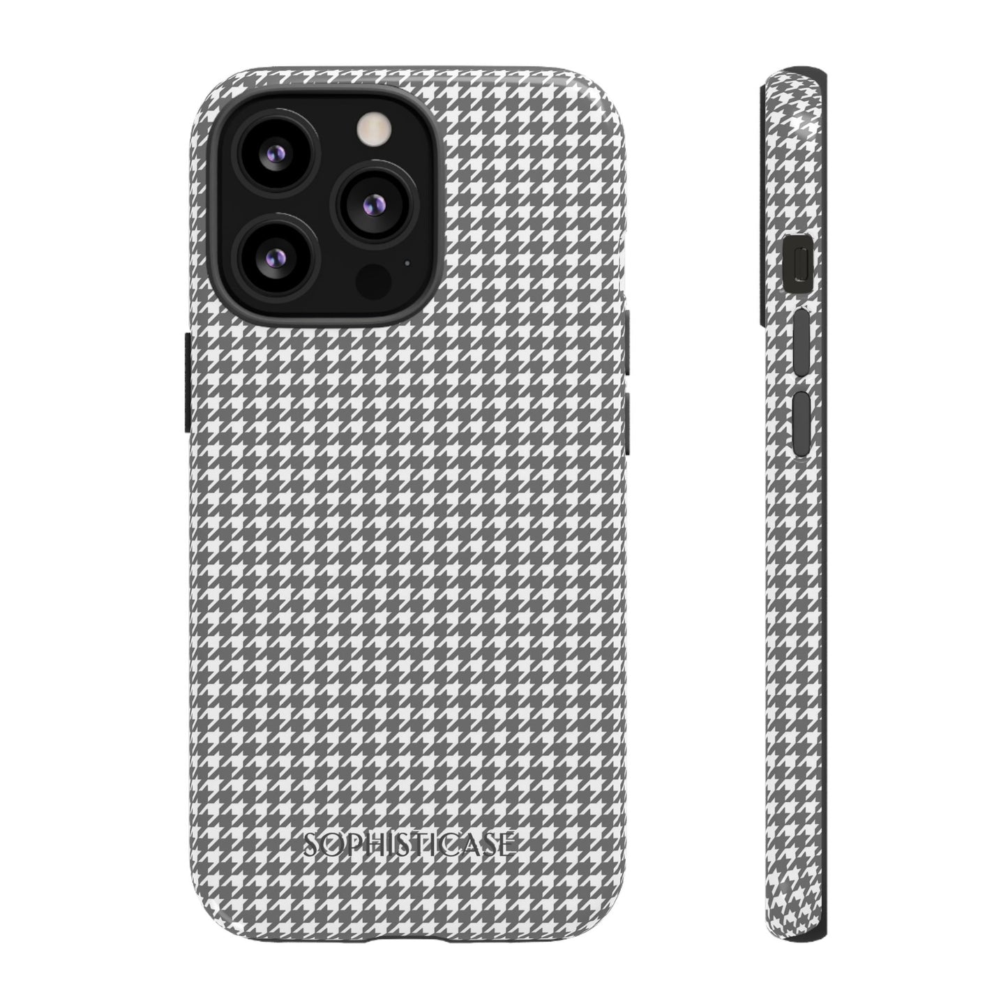 Tough Case - Houndstooth in Grey