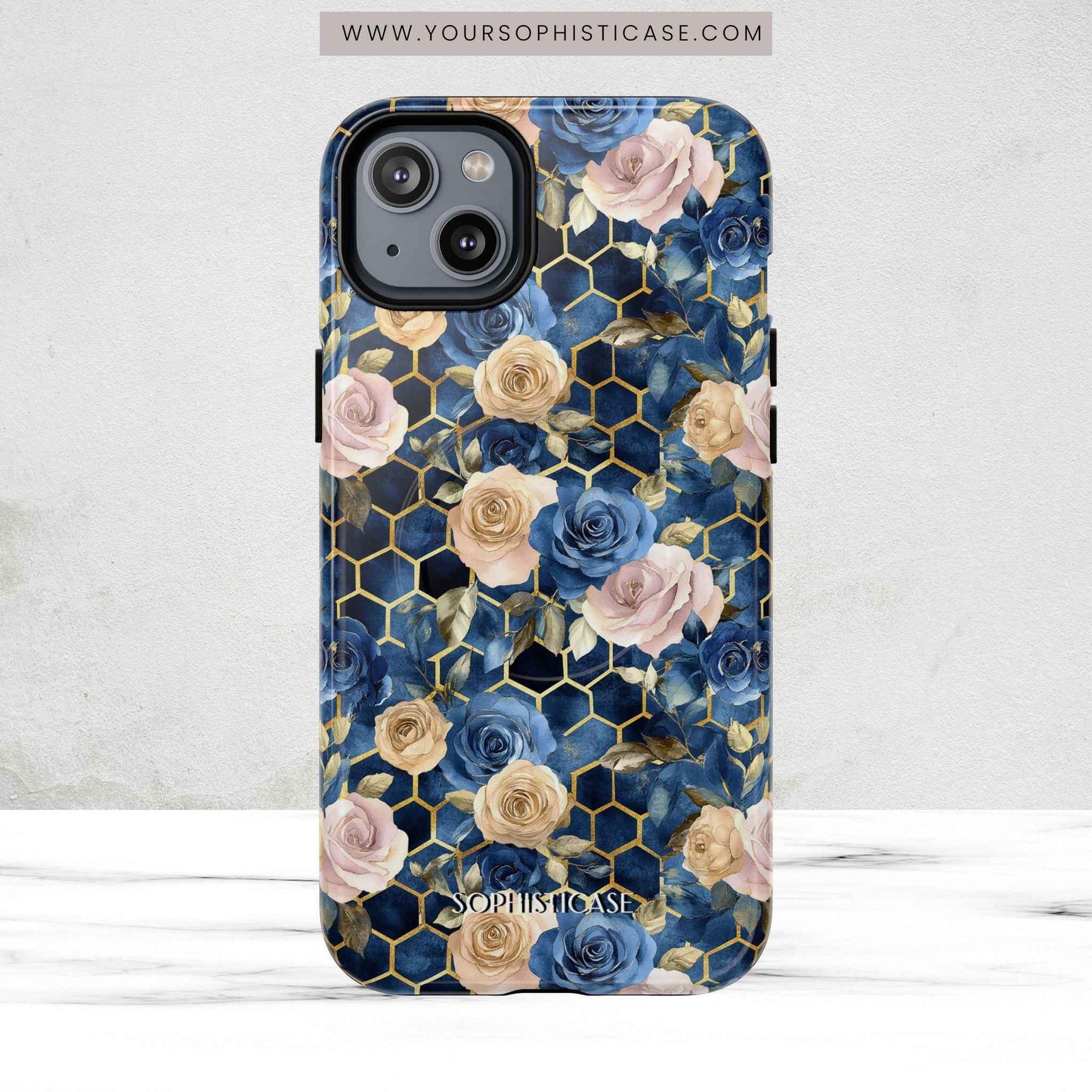 Royal Floral in Midnight Rose - iPhone Magsafe Case