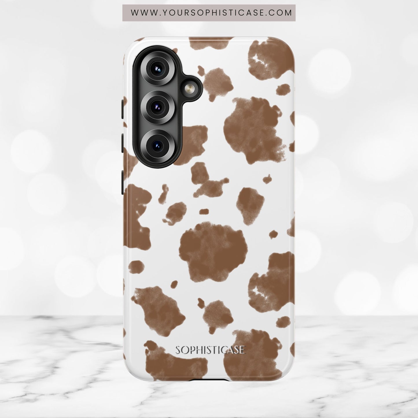 Holy Cow in Brown - iPhone Case, Samsung Galaxy Case, Google Pixel Case