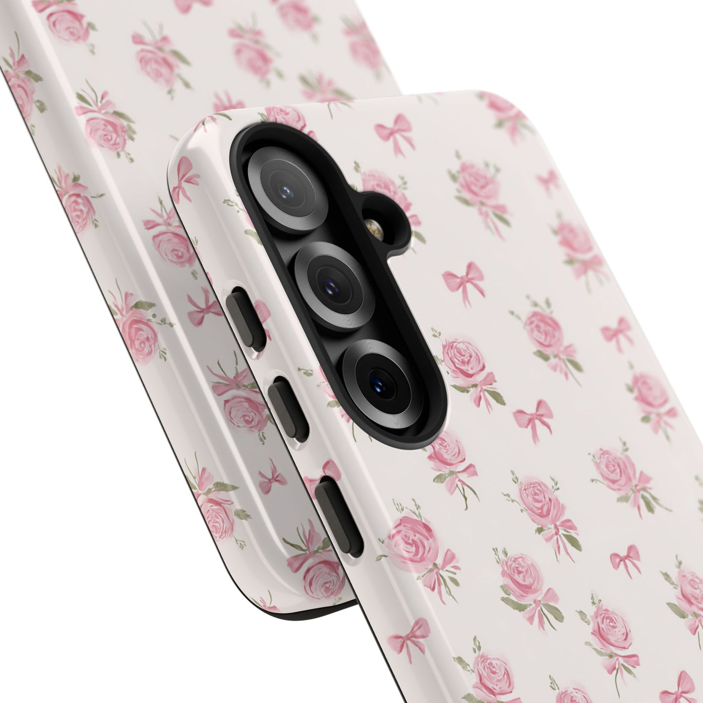 The Sweetest Thing in Coquette Roses and Bows - iPhone Case, Samsung Galaxy Case, Google Pixel Case