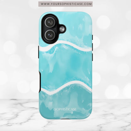 Serenity in Aqua - iPhone Case
