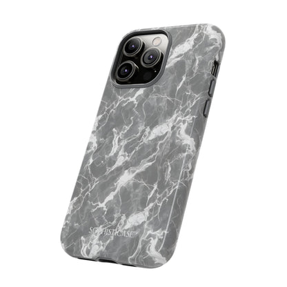 Marble Crush in Charcoal Grey - Tough Phone Case