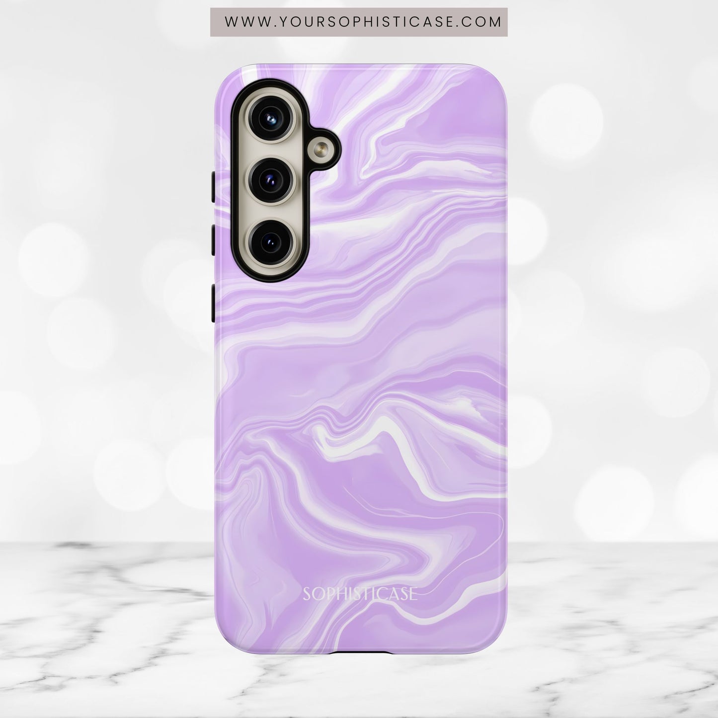 Liquid Dreams in Light Purple - Tough Phone Case