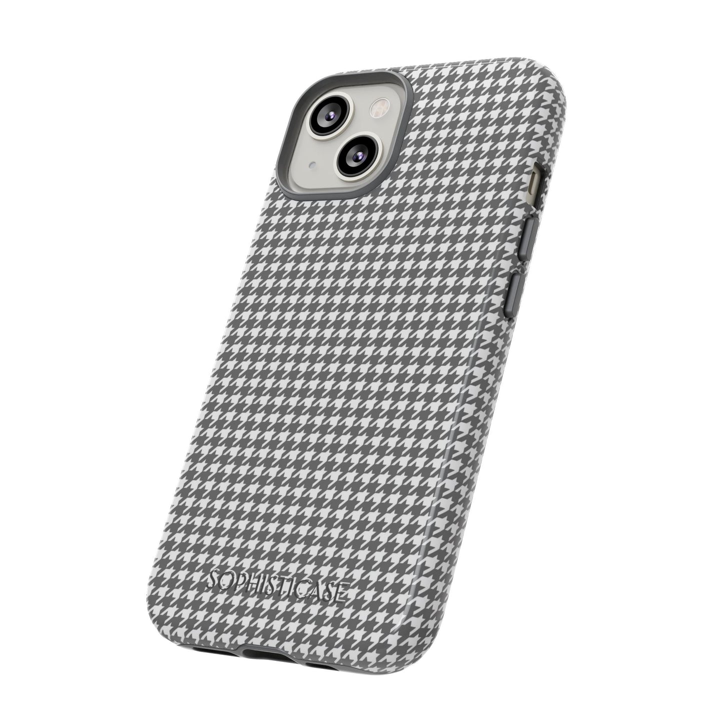 Tough Case - Houndstooth in Grey