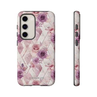 Royal Floral in Mauve Rose - Tough Phone Case