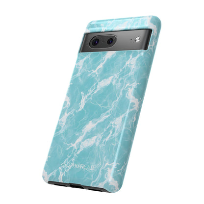 Marble Crush in Aqua - Tough Phone Case