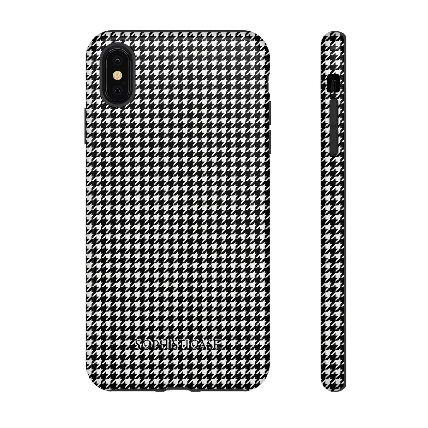 Tough Case - Houndstooth in Black