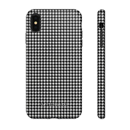 Tough Case - Houndstooth in Black