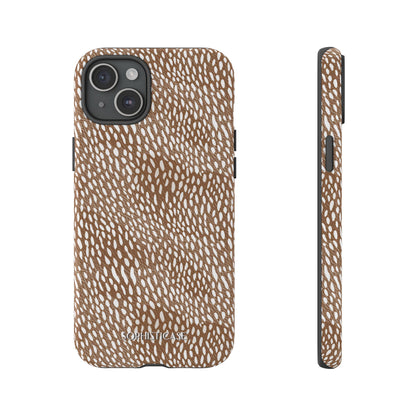 Oh Deer! in Brown- Tough Phone Case