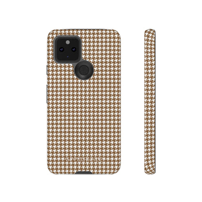 Tough Case - Houndstooth in Brown