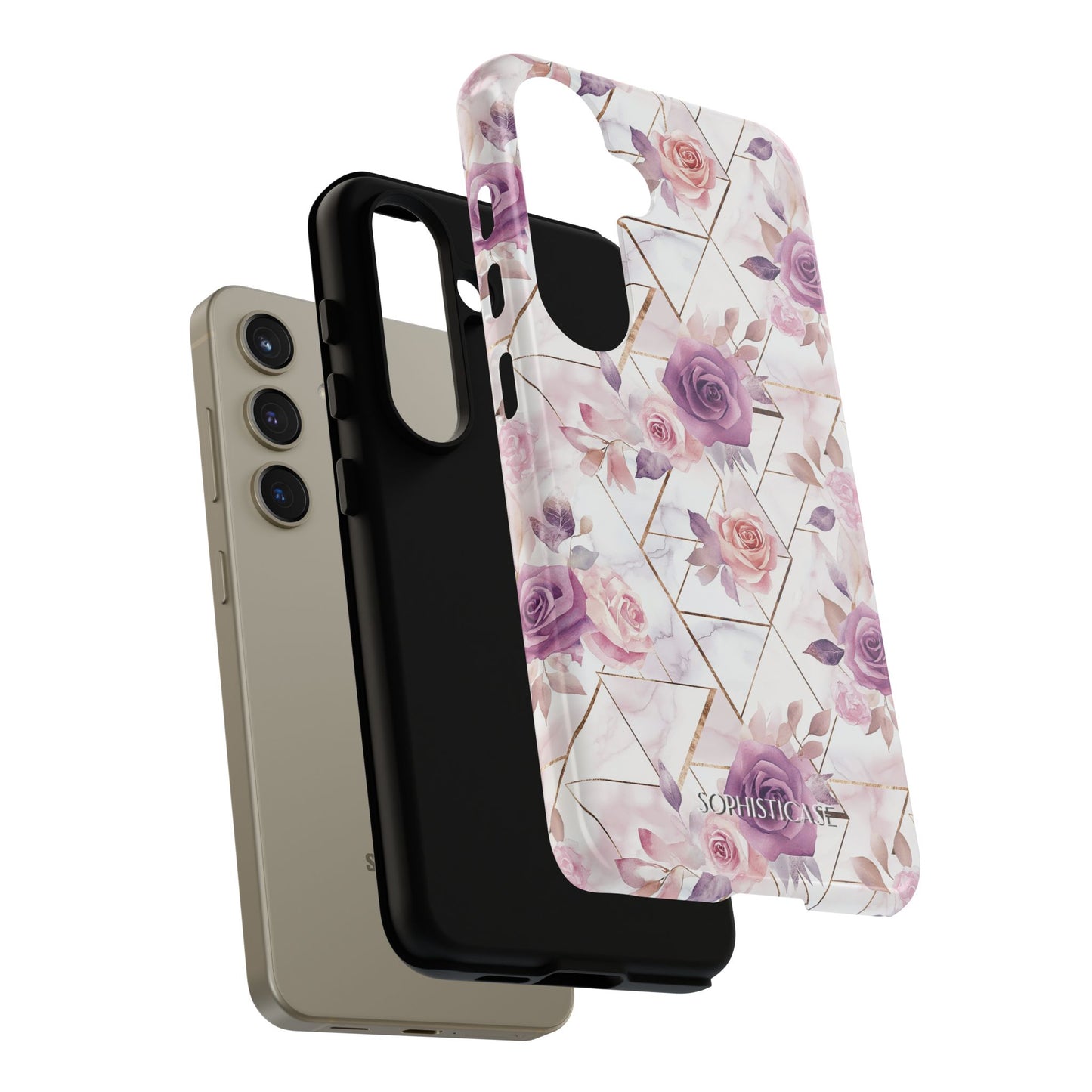 Royal Floral in Rose Royale - Tough Phone Case
