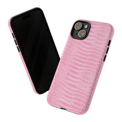 Luxe Leather in Pink - iPhone Case