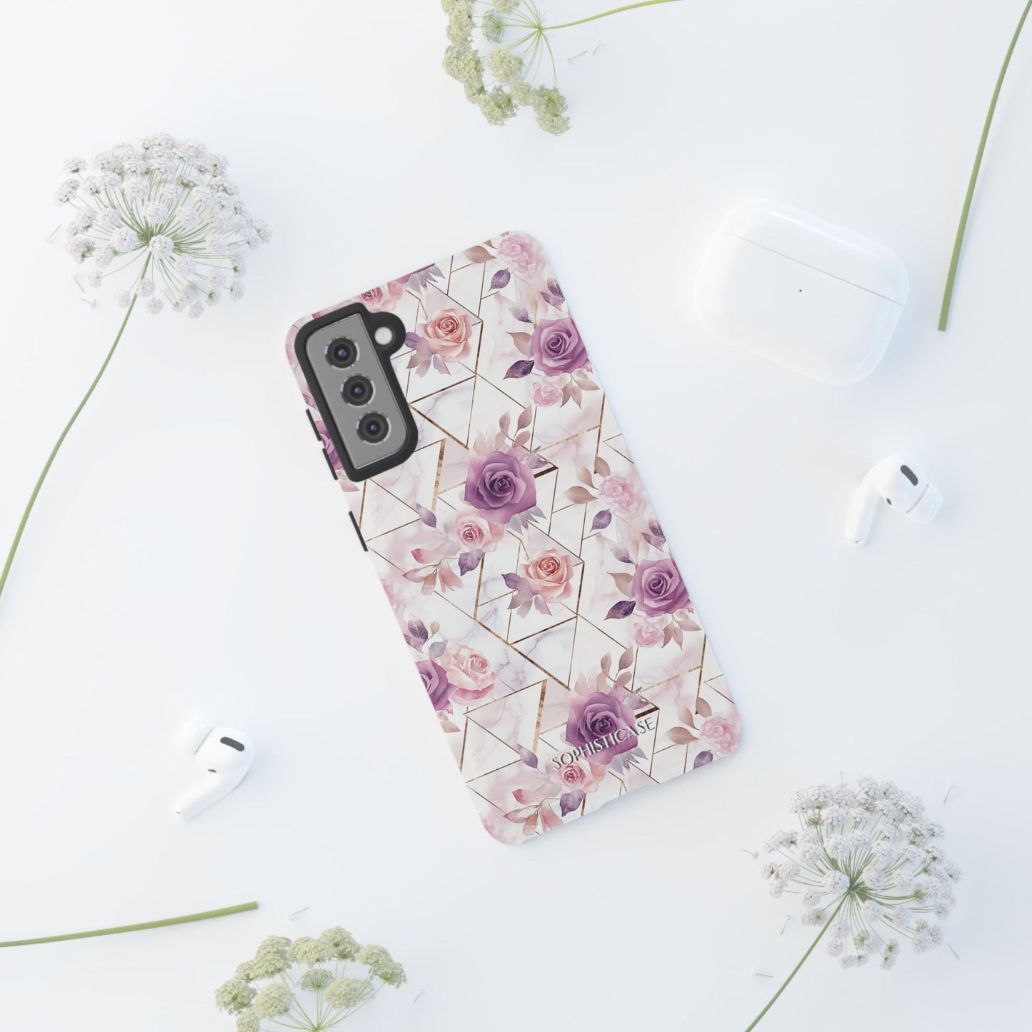 Royal Floral in Rose Royale - Tough Phone Case