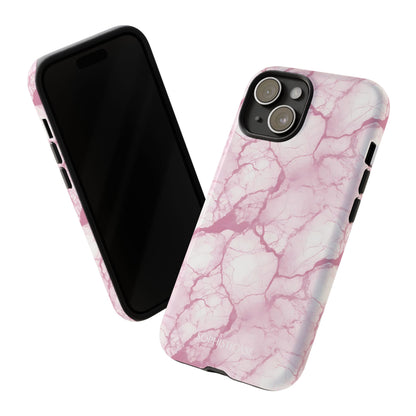Marble Opulence in Pink - iPhone Case
