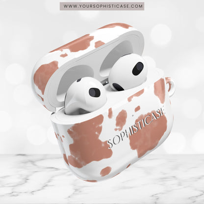 AirPod Cases - Holy Cow in Light Brown