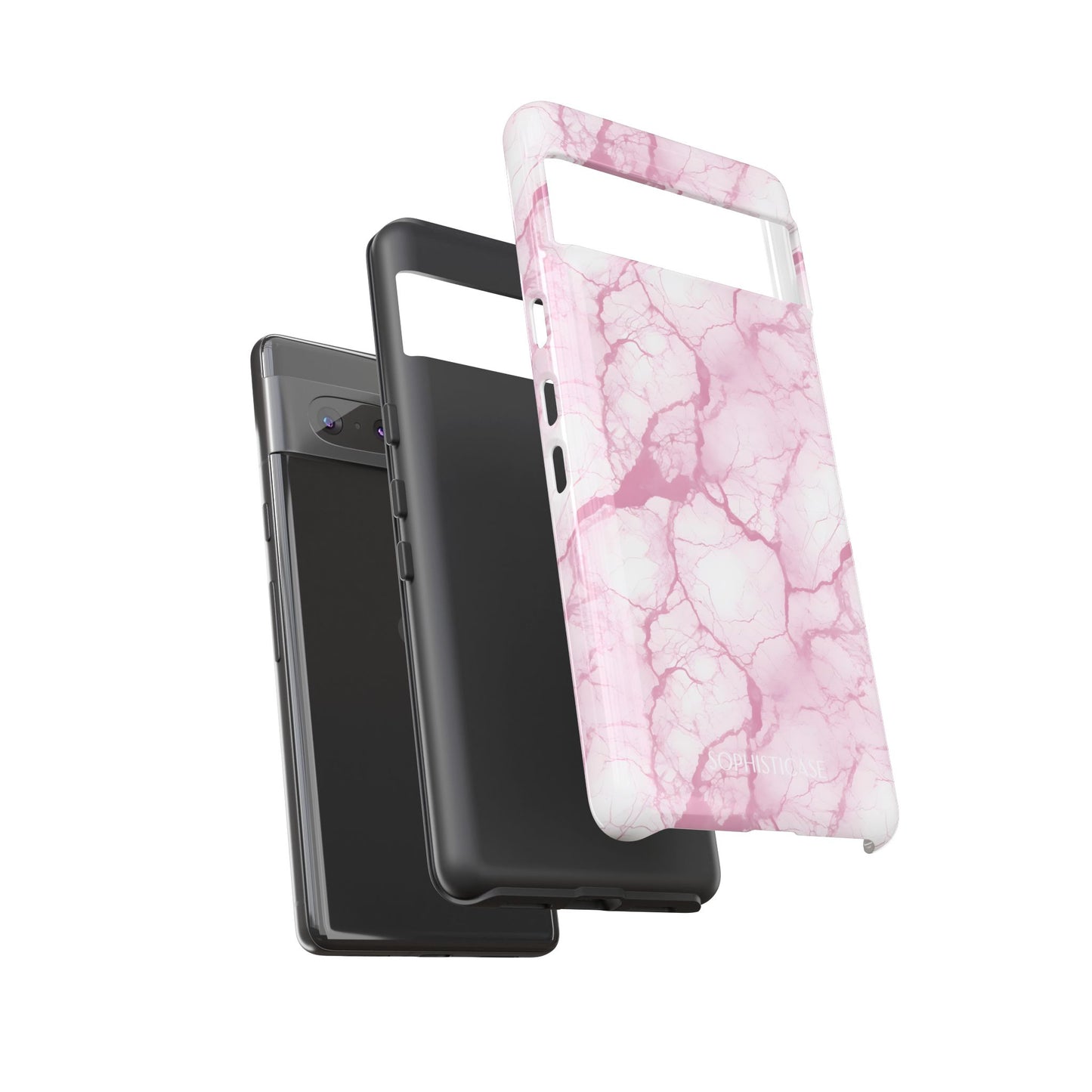 Marble Opulence in Pink - Tough Phone Case
