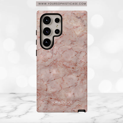 Marble Opulence in Pink - iPhone Case, Samsung Galaxy Case, Google Pixel Case