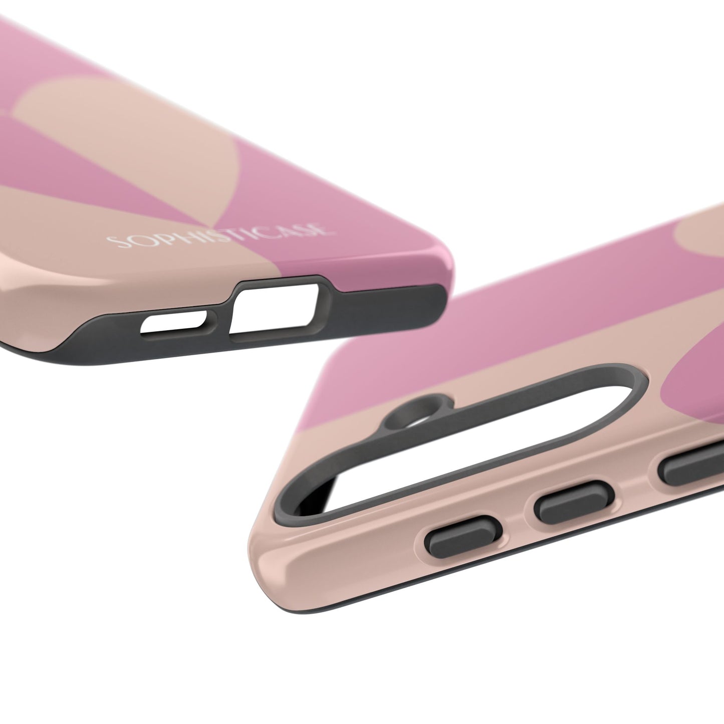 Be Mine in Pink and Brown - iPhone Case, Samsung Galaxy Case, Google Pixel Case