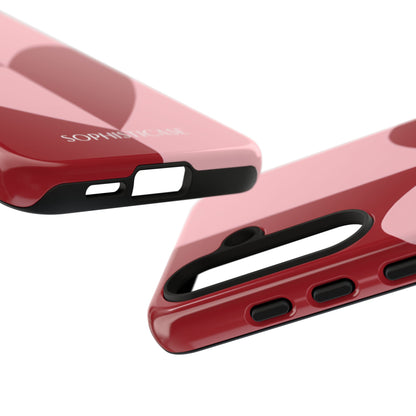 Be Mine in Red and Pink - iPhone Case, Samsung Galaxy Case, Google Pixel Case