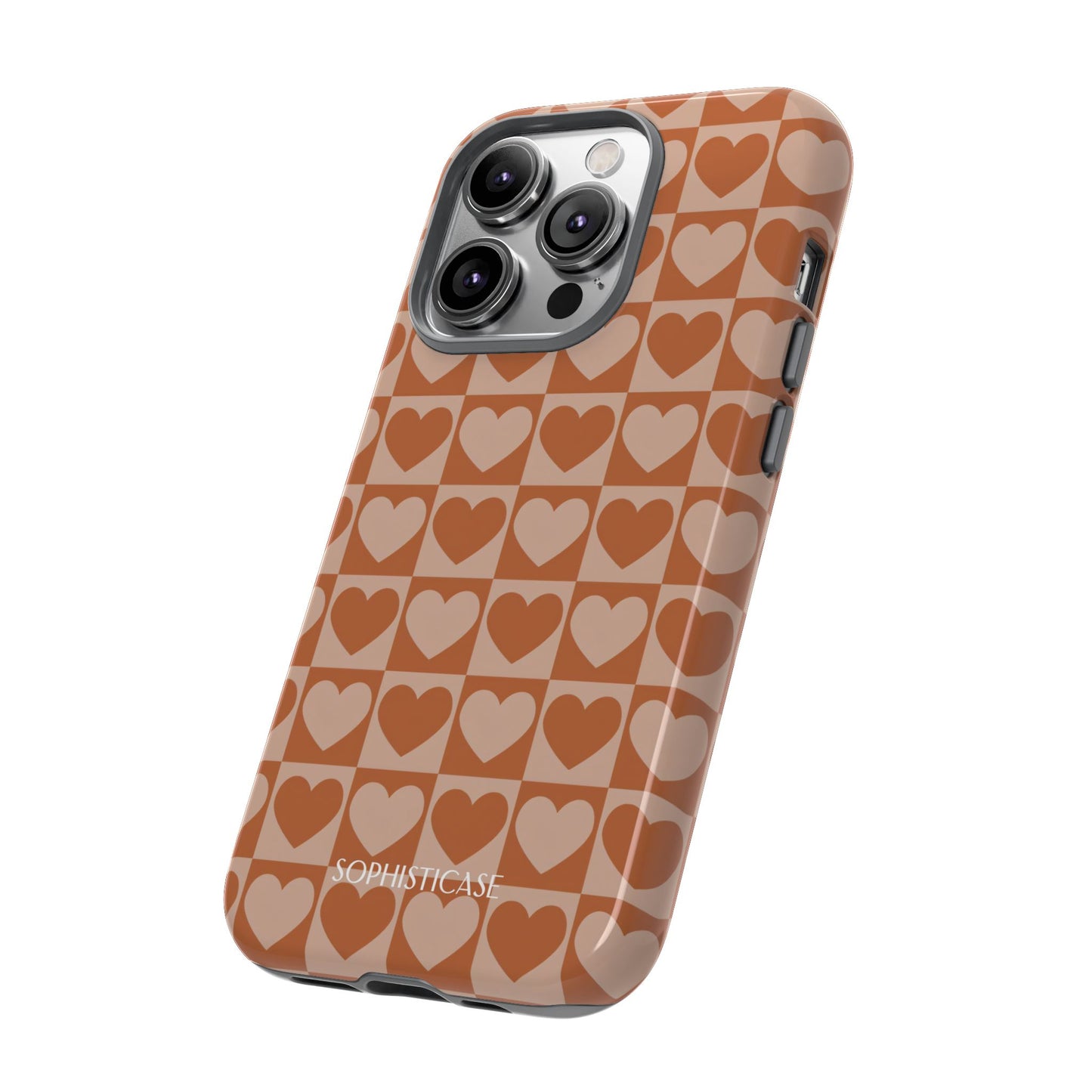 Tough Love in Brown - Tough Phone Case