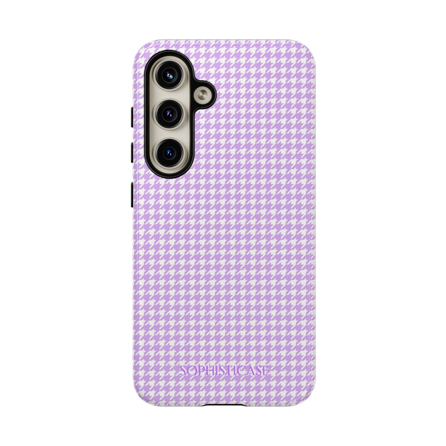 Tough Case - Houndstooth in Pastel Purple