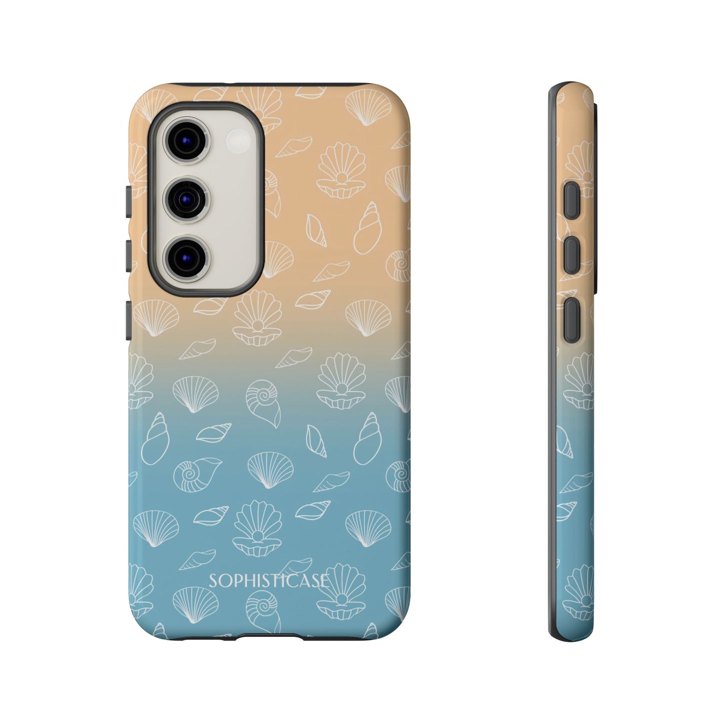 Seashell Society in Sandy Shore - iPhone Case, Samsung Galaxy Case, Google Pixel Case