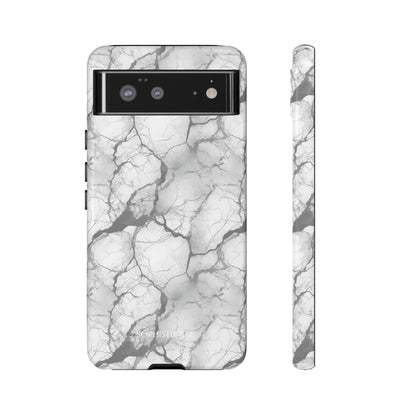 Marble Opulence in Charcoal Grey - Google Pixel Case
