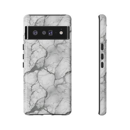 Marble Opulence in Charcoal Grey - Google Pixel Case