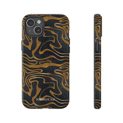 Cosmic Zebra in Black - iPhone Case, Samsung Galaxy Case, Google Pixel Case