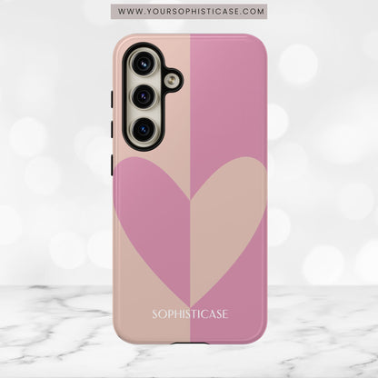 Be Mine in Pink and Brown - iPhone Case, Samsung Galaxy Case, Google Pixel Case